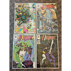 NINJAK #1 CHROME FOIL COVER Plus # 2 thru 4 NM Comic Books